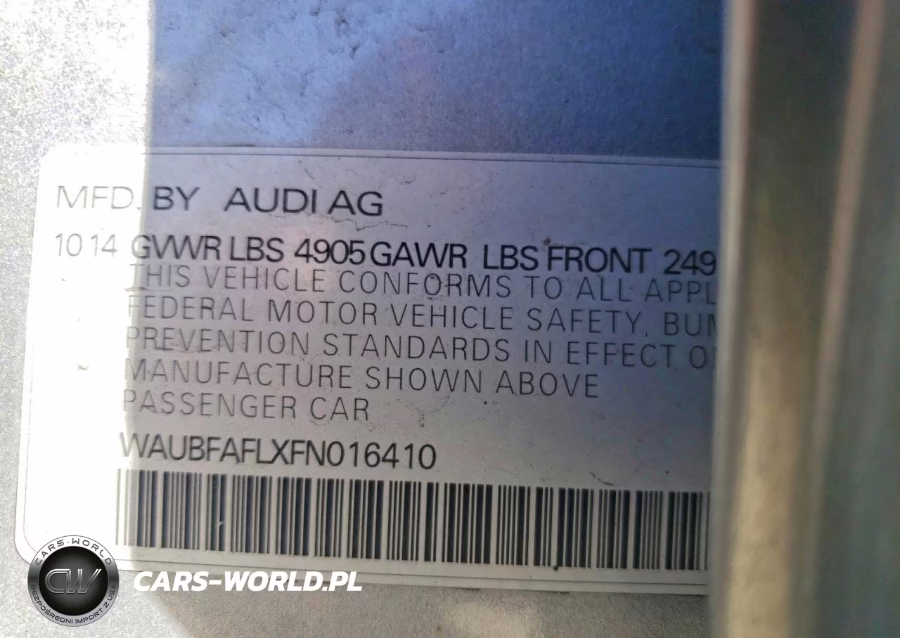 2015 Audi A4 Premium VIN:WAUBFAFLXFN016410 - 13