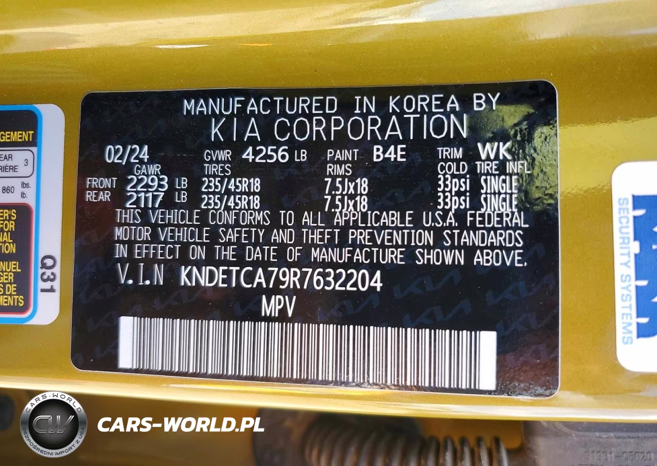 2024 Kia Seltos Sx VIN:KNDETCA79R7632204 - 13