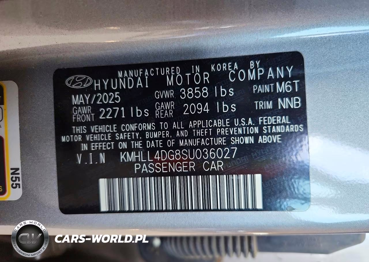 2025 Hyundai Elantra Se VIN:KMHLL4DG8SU036027 - 13