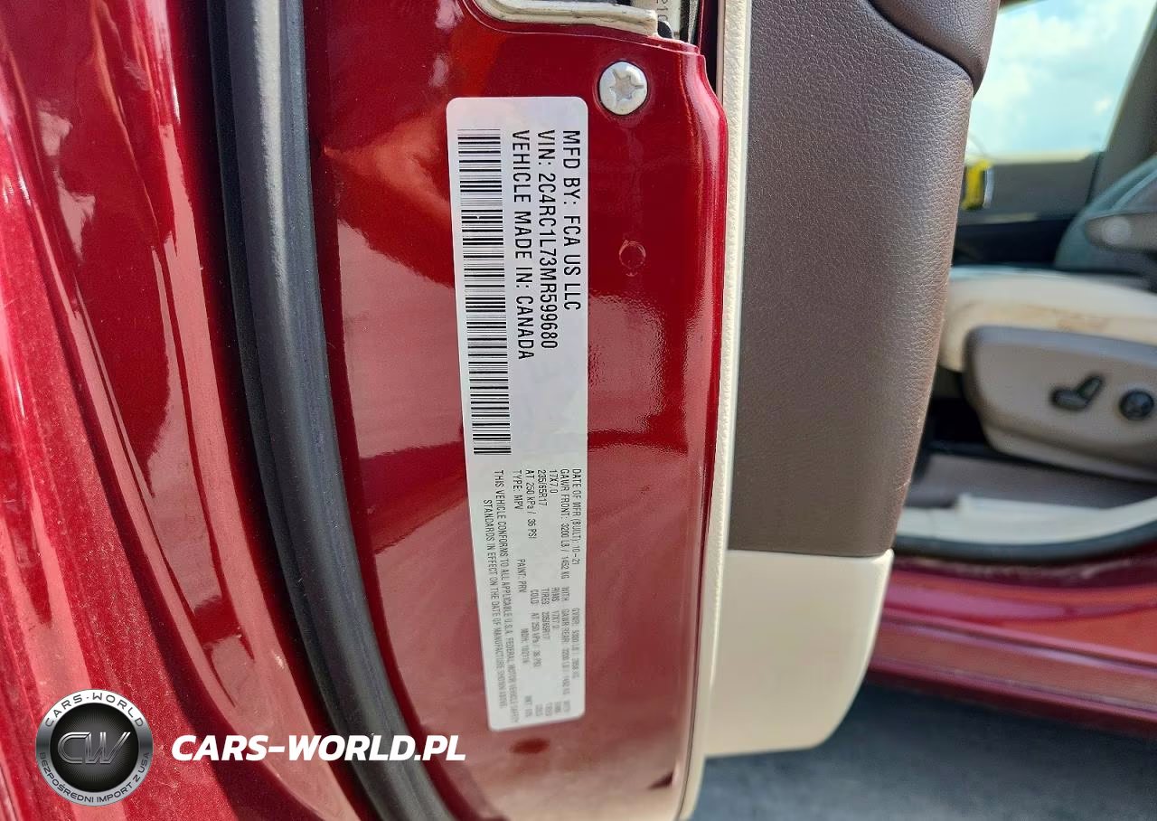 2021 Chrysler Pacifica Hybrid Touring L VIN:2C4RC1L73MR599680 - 13