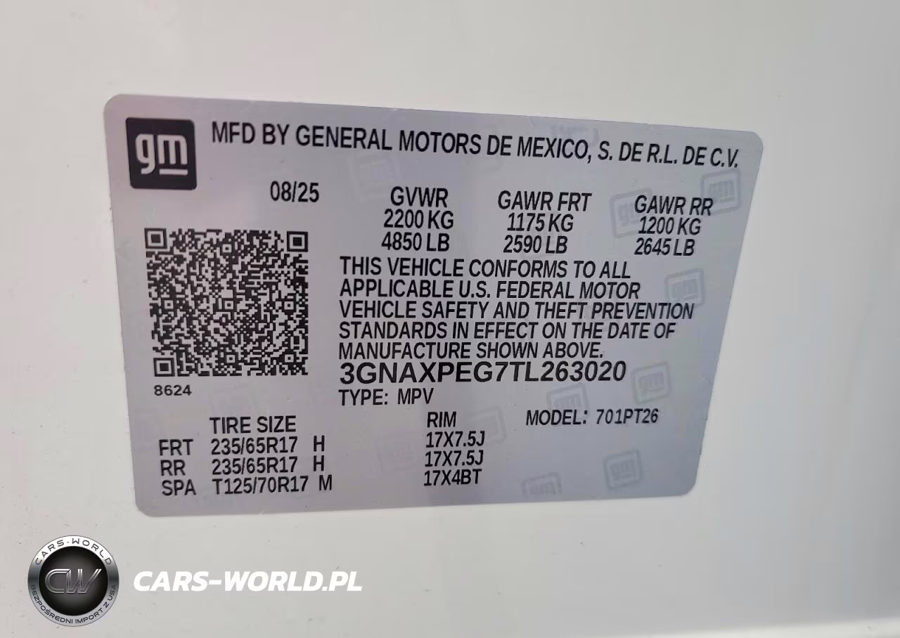 2026 Chevrolet Equinox Lt VIN:3GNAXPEG7TL263020 - 13