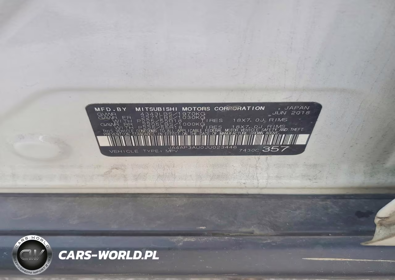 2018 Mitsubishi Outlander Sport Es VIN:JA4AP3AU0JU023446 - 12