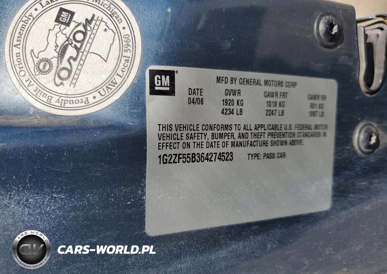 2006 Pontiac G6 Se VIN:1G2ZF55B364274523 - 13