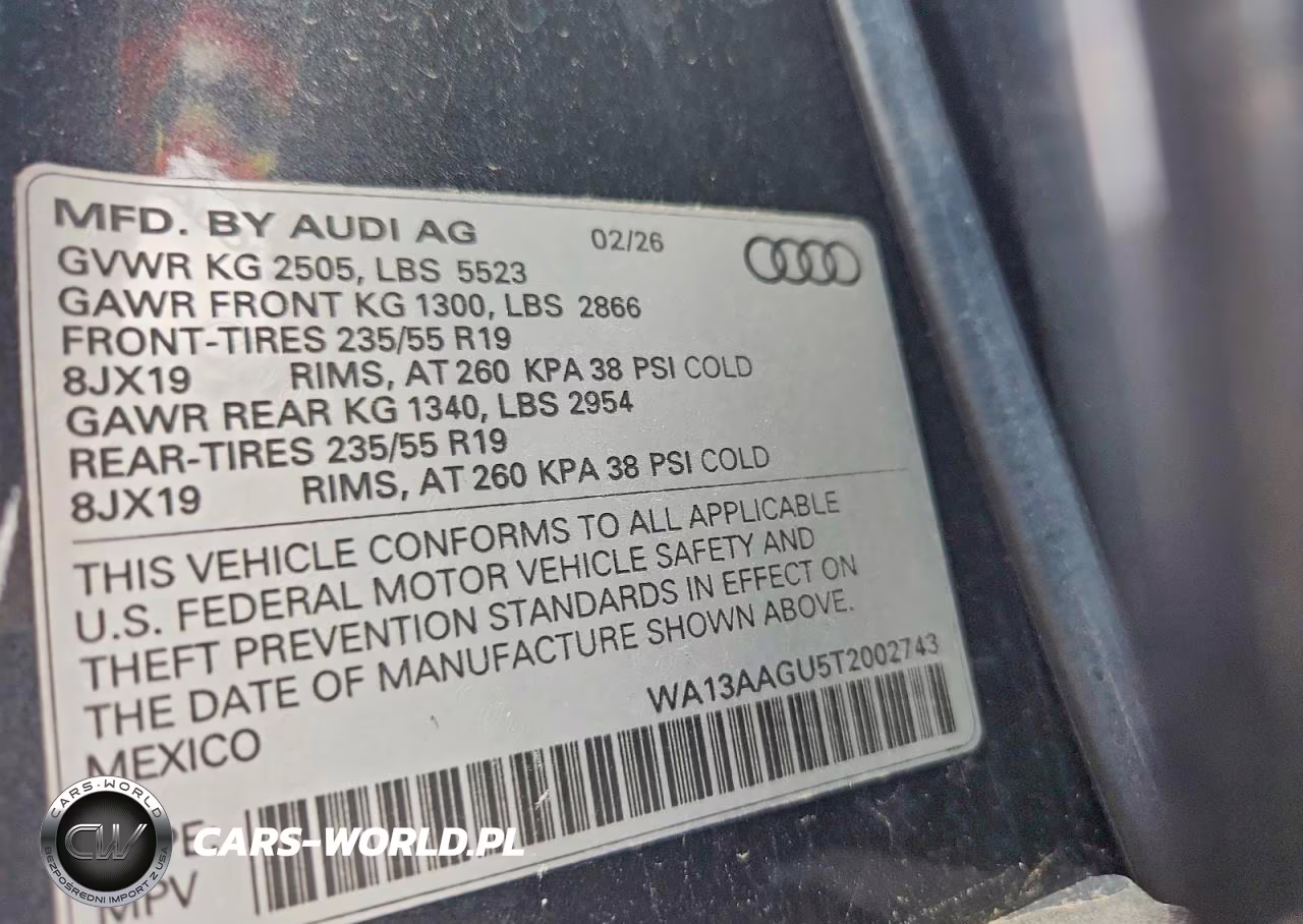 2026 Audi Q5 Prestige VIN:WA13AAGU5T2002743 - 12