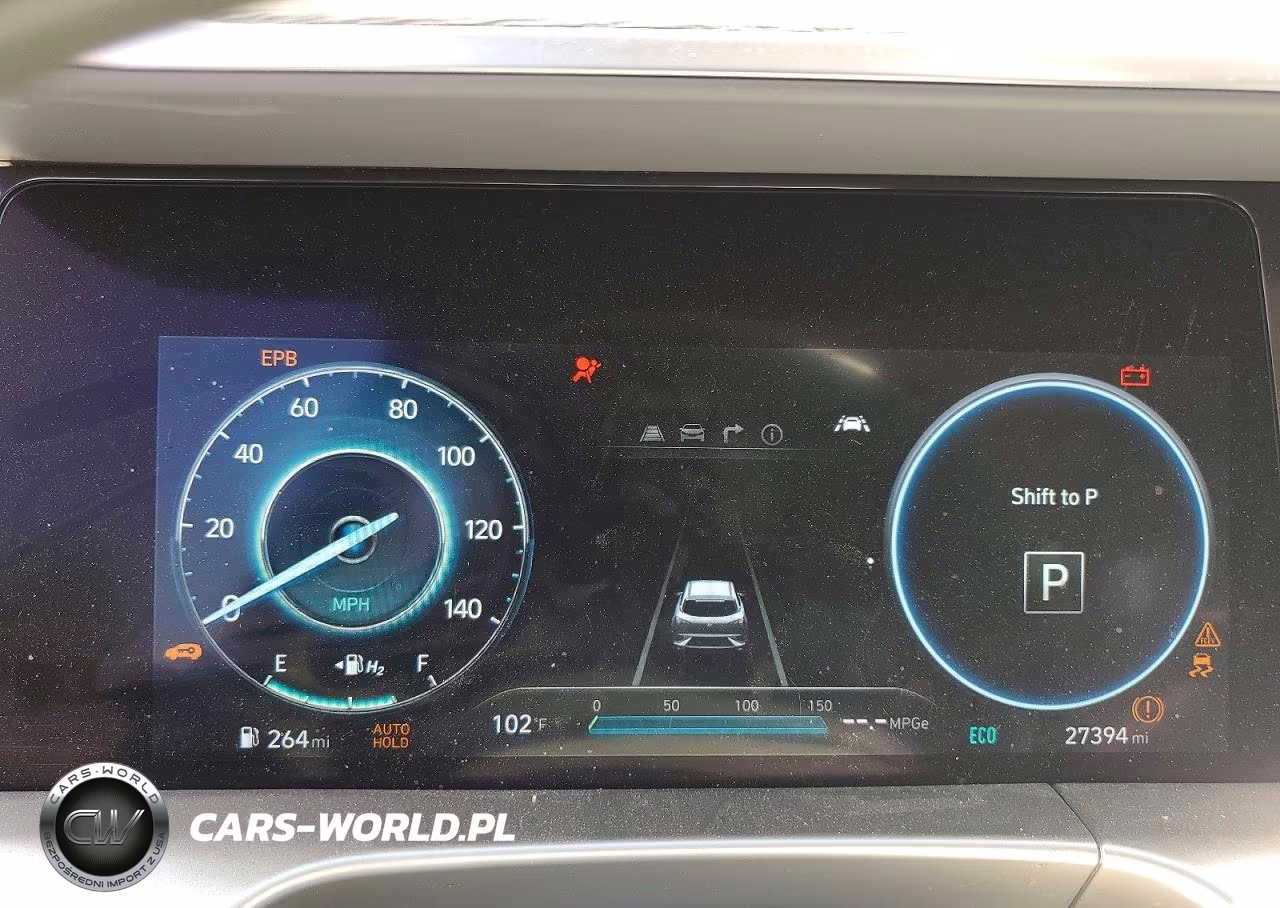 2022 Hyundai Nexo Blue VIN:KM8J74A67NU025578 - 9
