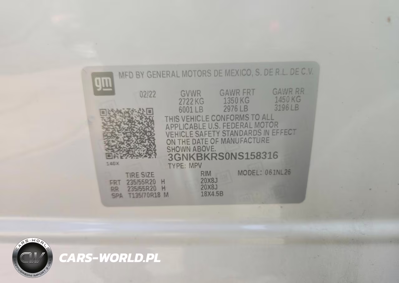 2022 Chevrolet Blazer Rs VIN:3GNKBKRS0NS158316 - 13