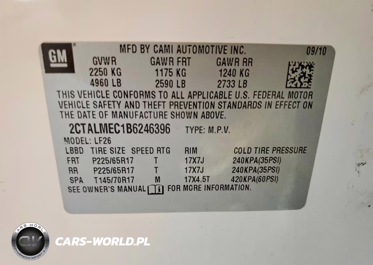 2011 GMC Terrain Sle VIN:2CTALMEC1B6246396 - 12