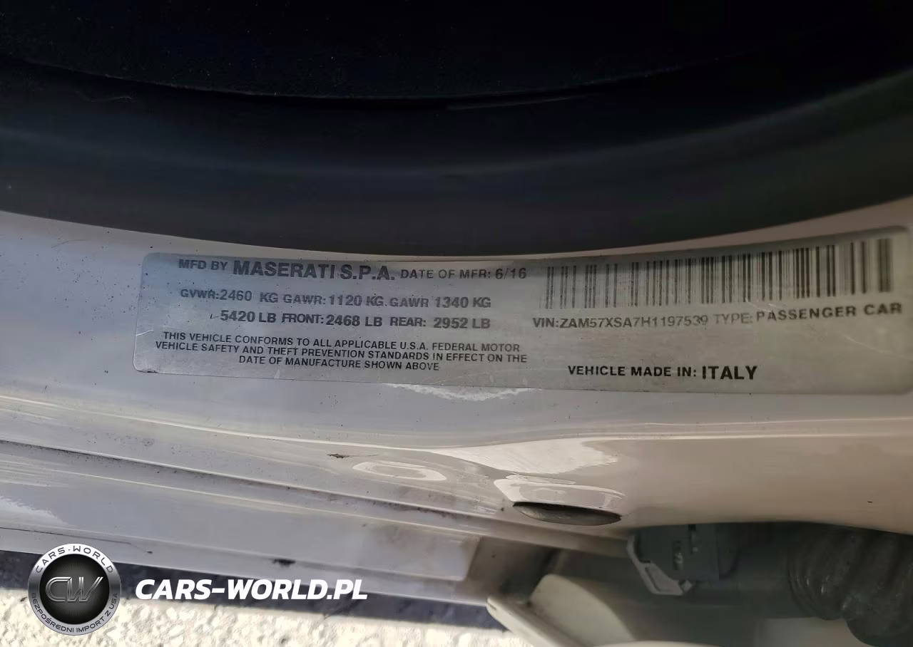 2017 Maserati Ghibli VIN:ZAM57XSA7H1197539 - 12