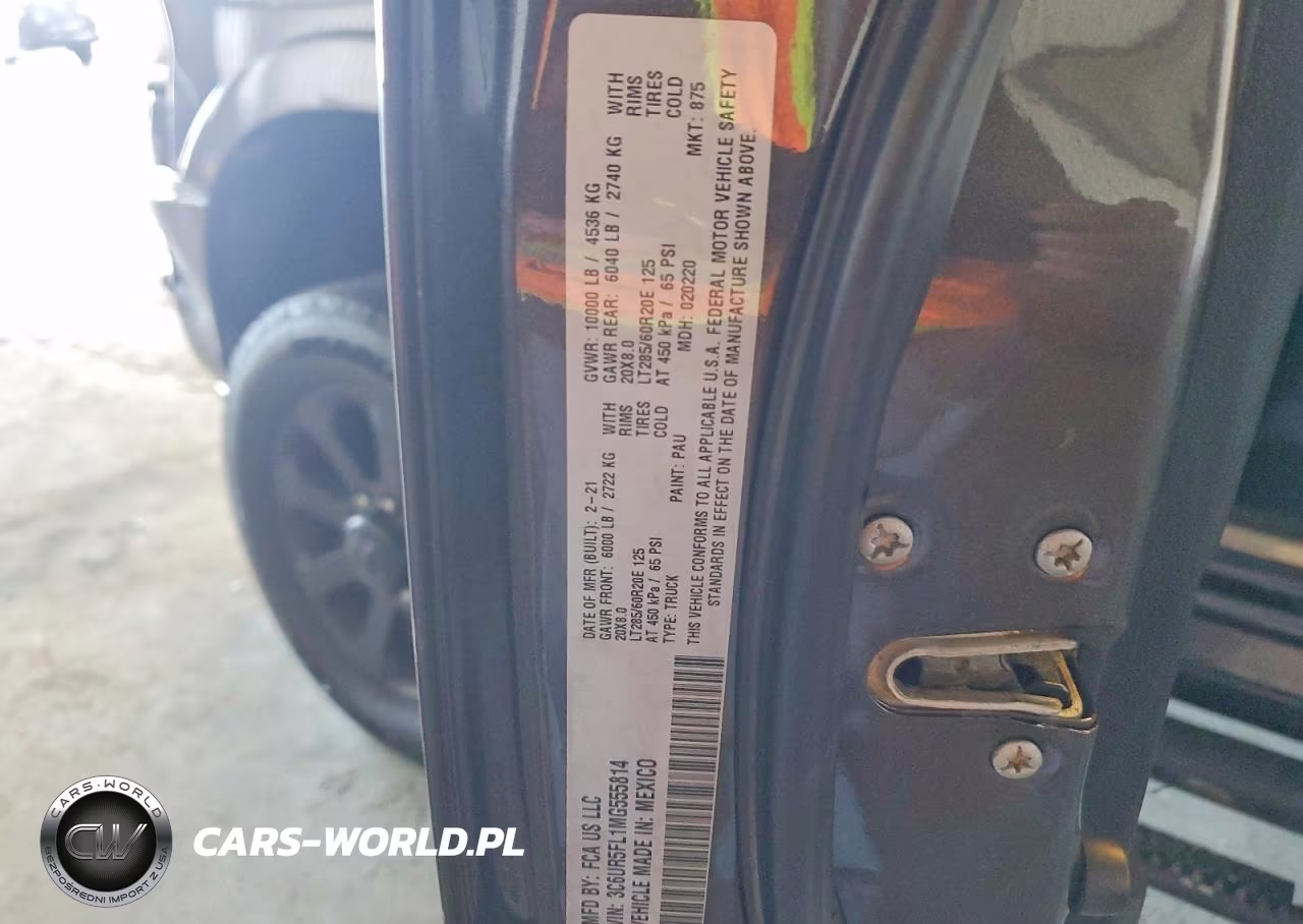2021 Ram 2500 Laramie VIN:3C6UR5FL1MG555814 - 12