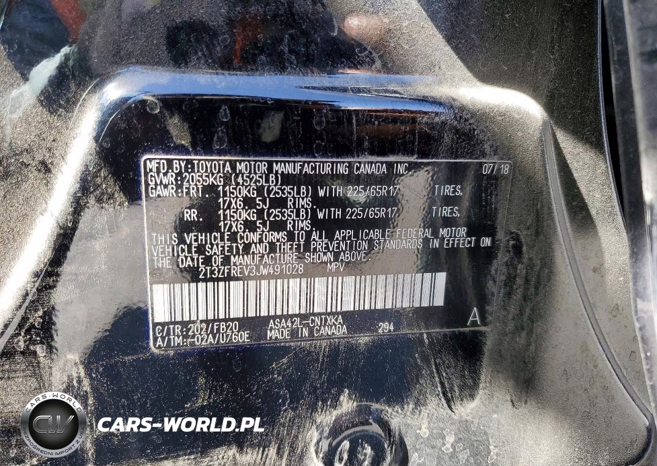 2018 Toyota Rav4 Le VIN:2T3ZFREV3JW491028 - 13