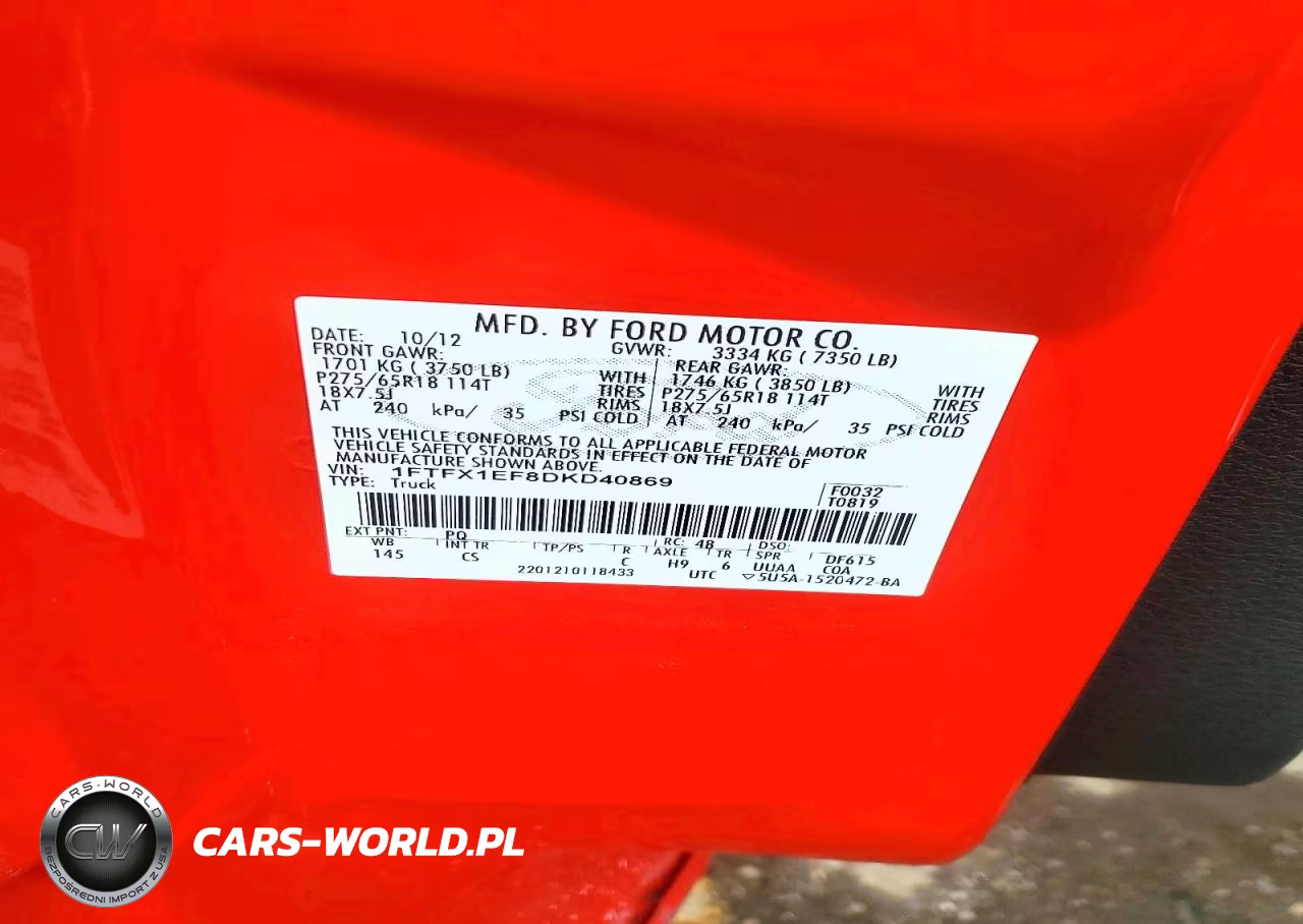 2013 Ford F150 Super Cab VIN:1FTFX1EF8DKD40869 - 12