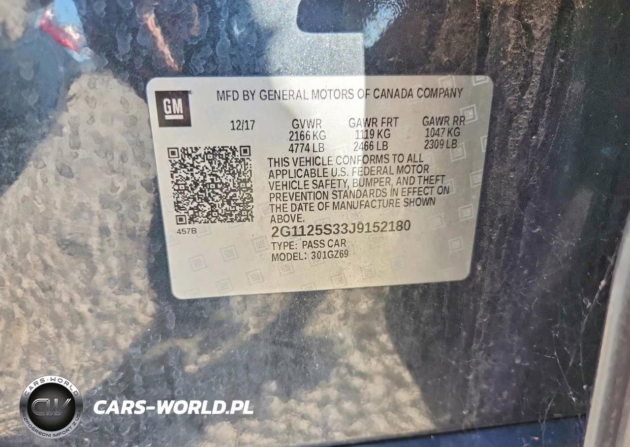 CHEVROLET IMPALA VIN:2G1125S33J9152180 - 12