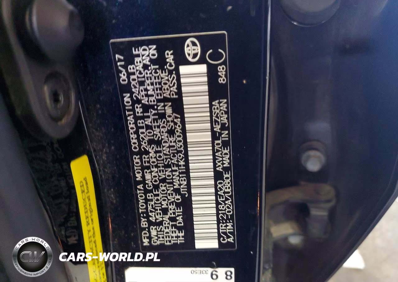 2018 Toyota Camry Se VIN:JTNB11HK9J3009647 - 12