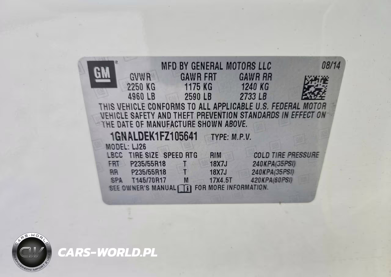 2015 Chevrolet Equinox Ltz VIN:1GNALDEK1FZ105641 - 12