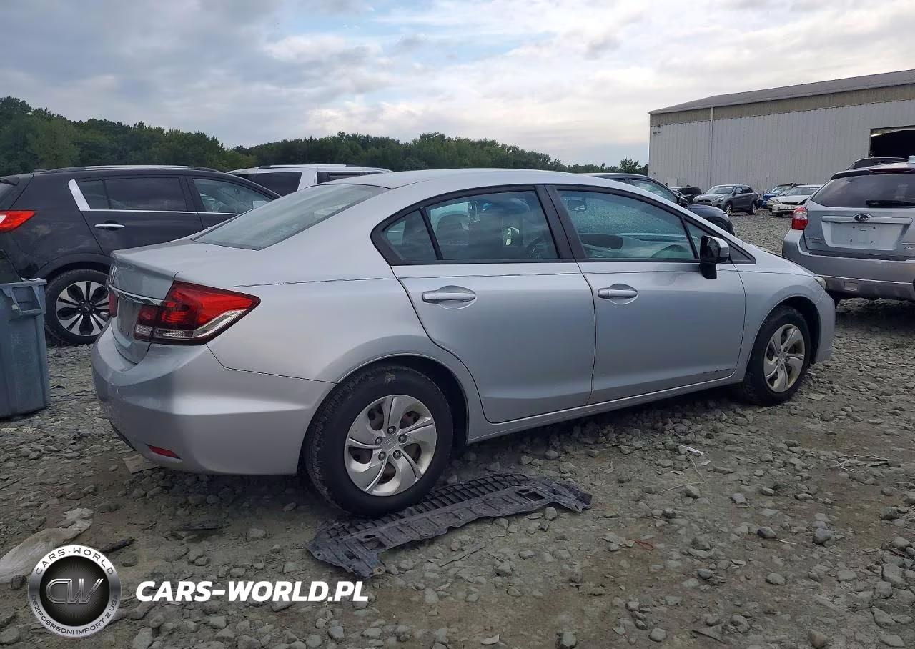 2014 Honda Civic Lx VIN:2HGFB2F57EH554837 - 3