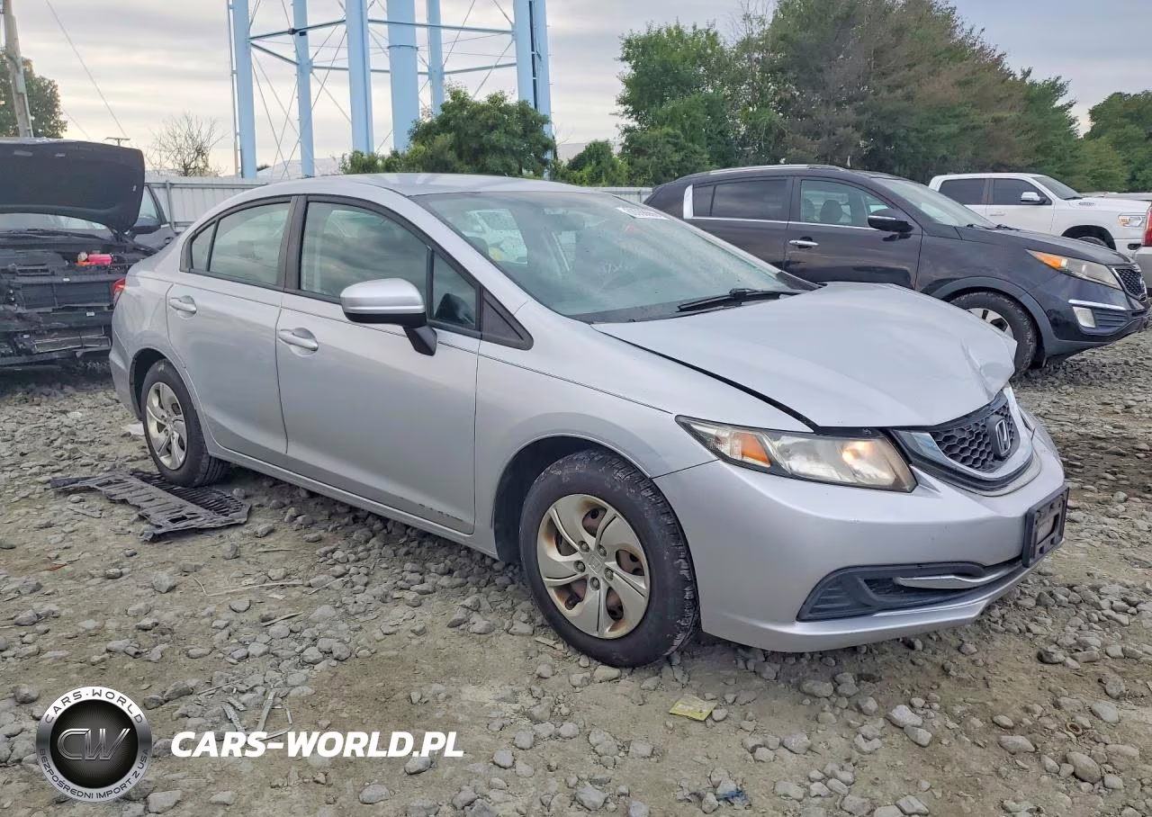2014 Honda Civic Lx VIN:2HGFB2F57EH554837 - 4