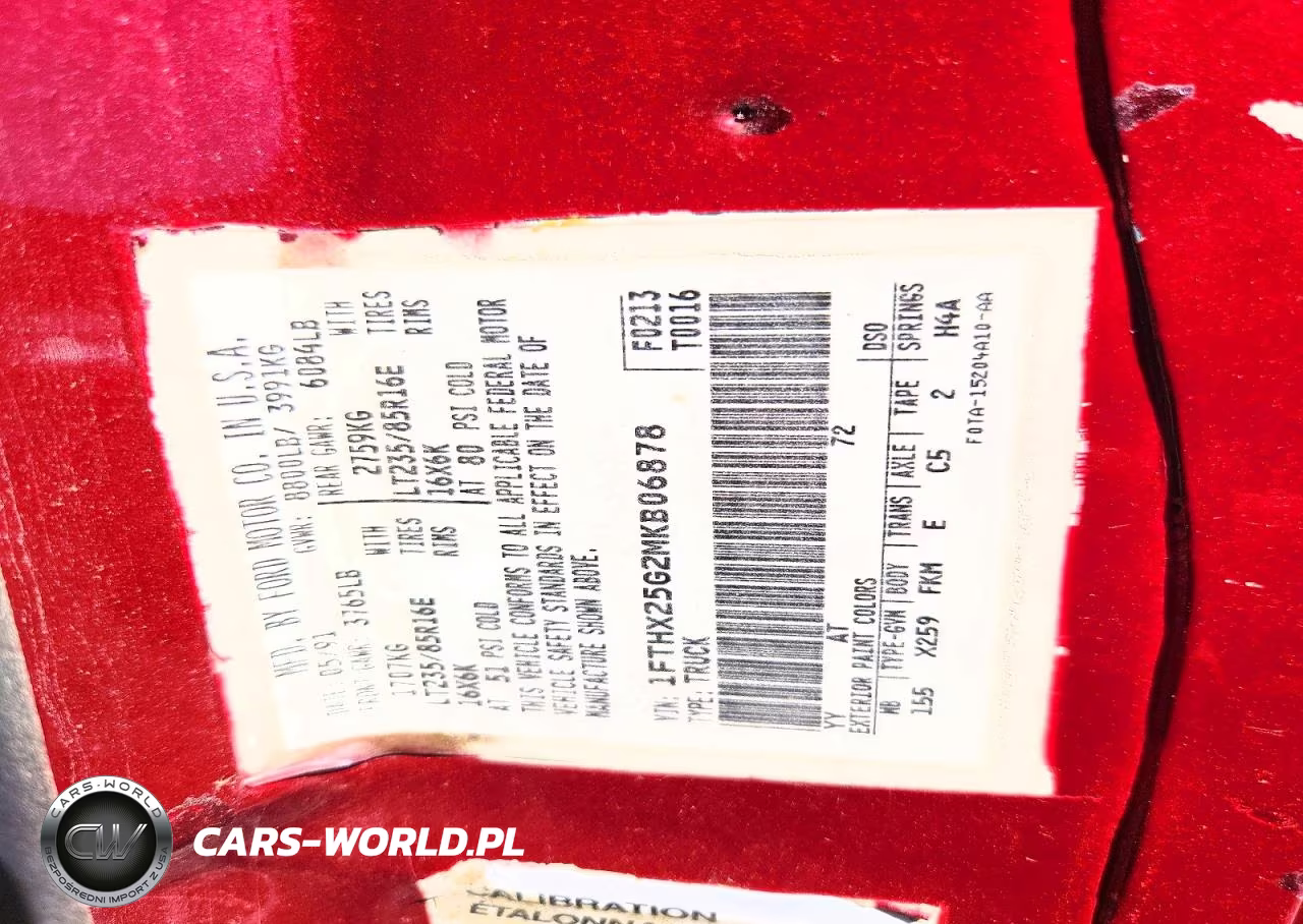1991 Ford F250 VIN:1FTHX25G2MKB06878 - 12