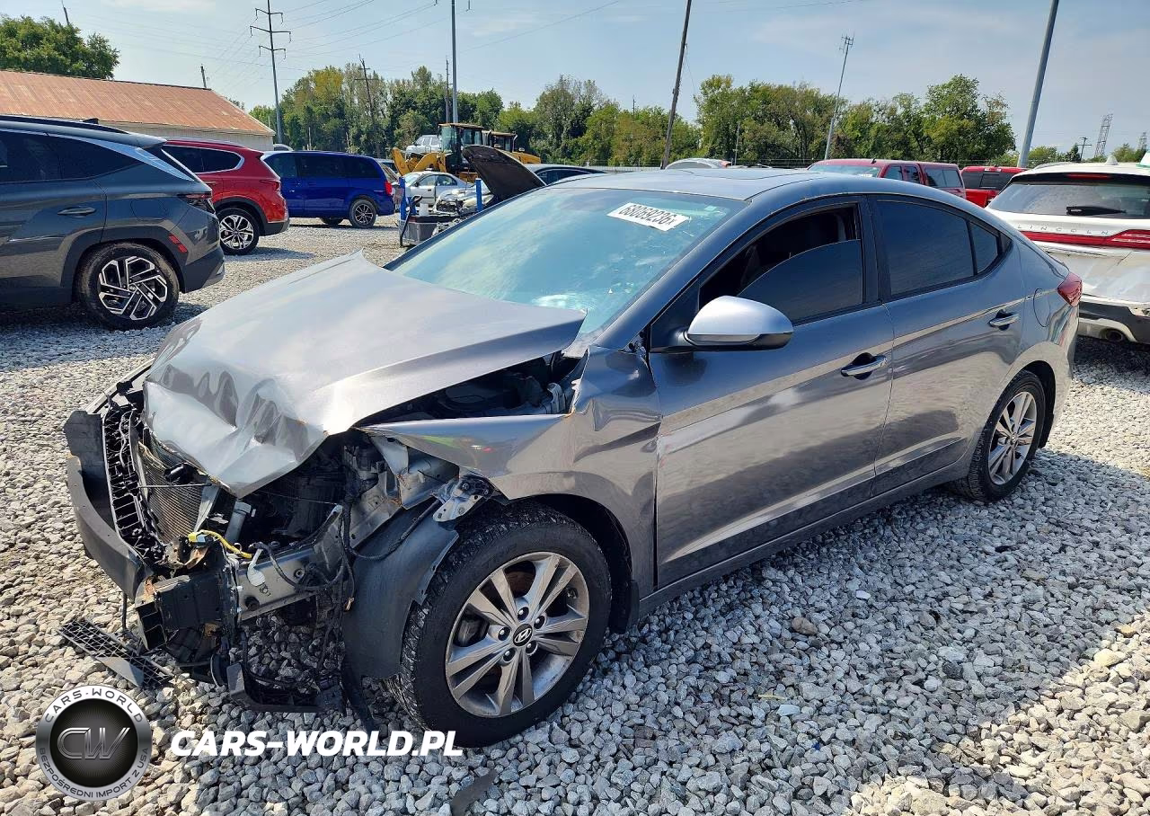 2018 Hyundai Elantra Value Edition VIN:KMHD84LF9JU555486 - 1