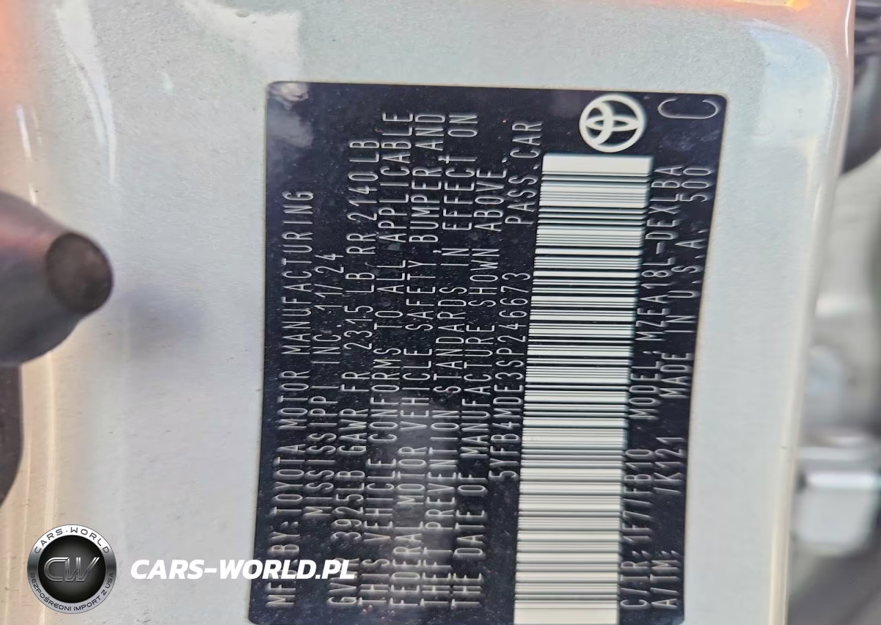 2025 Toyota Corolla Le VIN:5YFB4MDE3SP246673 - 13