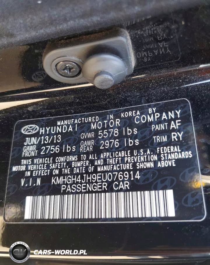2014 Hyundai Equus Ultimate VIN:KMHGH4JH9EU076914 - 12