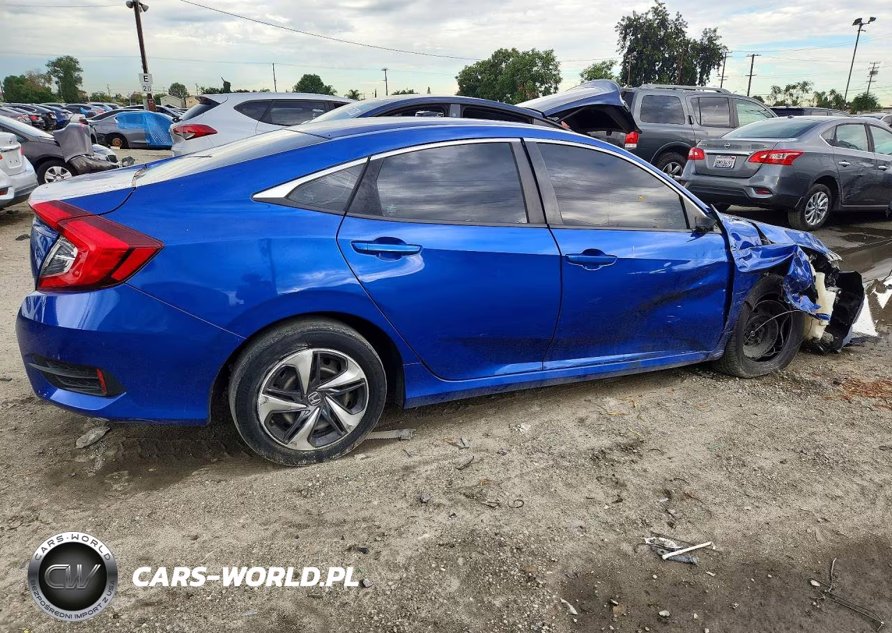 2021 Honda Civic Lx VIN:2HGFC2F62MH554166 - 3