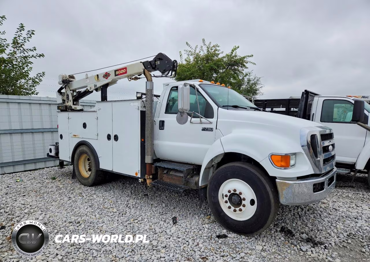 2009 Ford F750 Super Duty Crane Truck VIN:3FRNF75Z99V113554 - 4