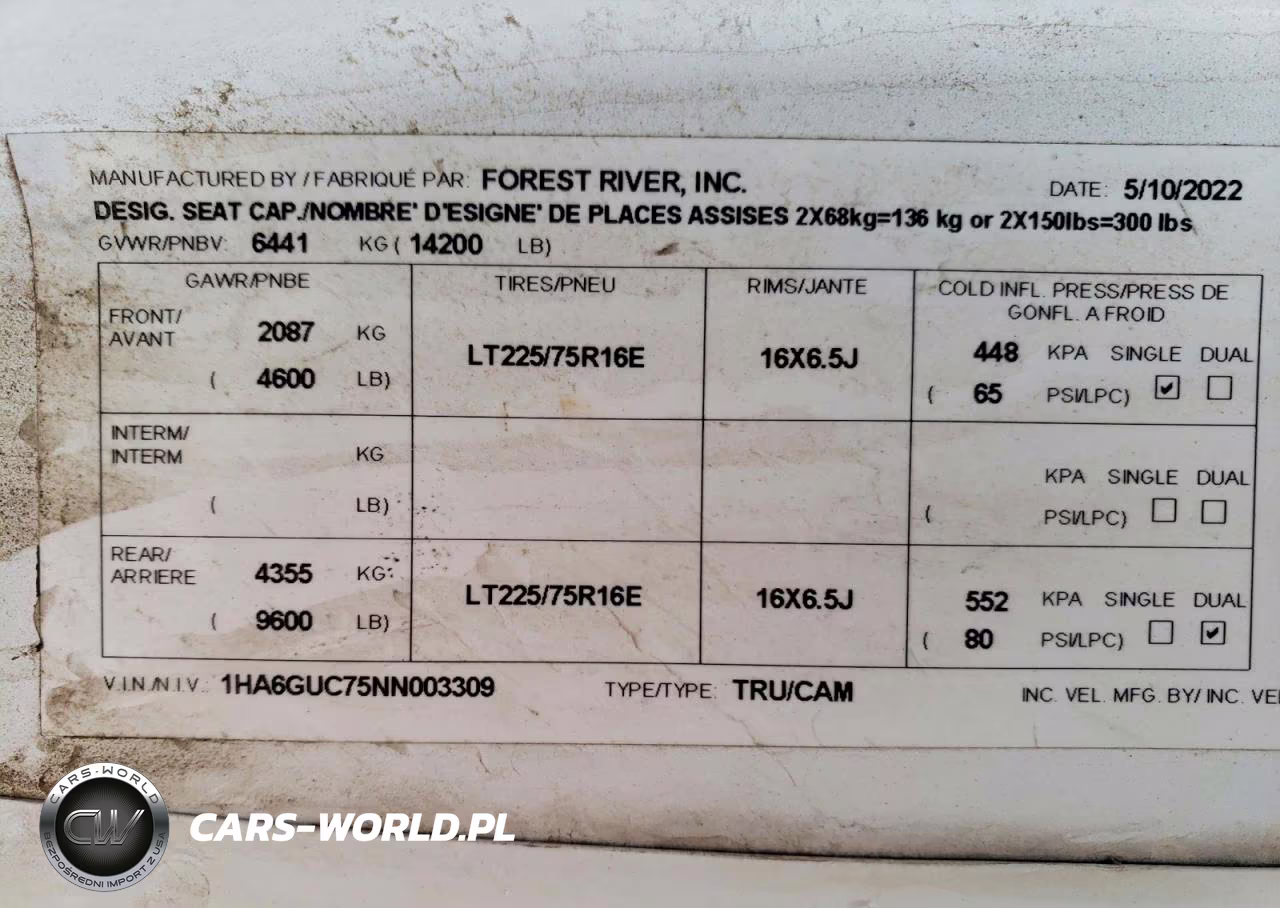 2022 Chevrolet Express G4500 Delivery Truck VIN:1HA6GUC75NN003309 - 12