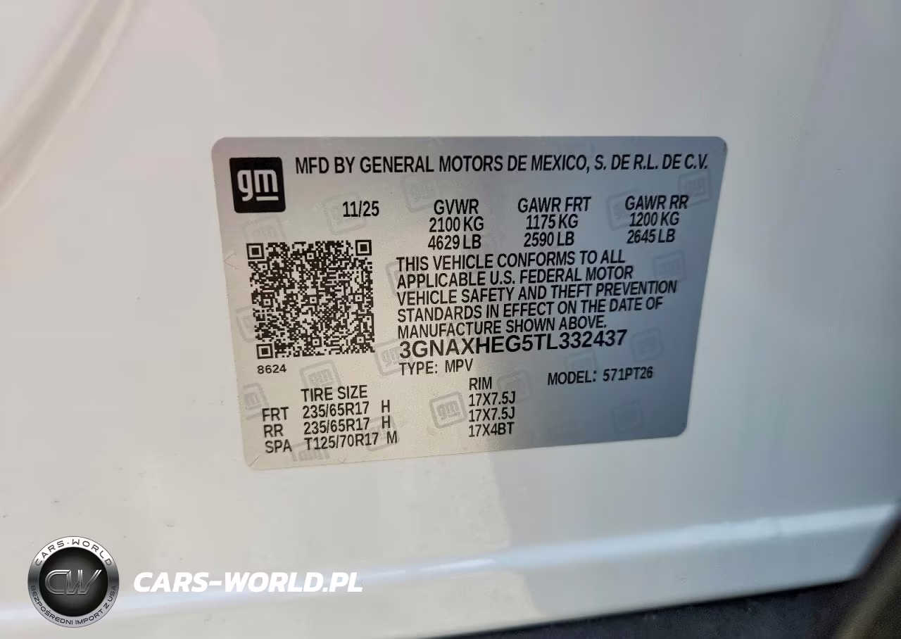 2026 Chevrolet Equinox Lt VIN:3GNAXHEG5TL332437 - 13