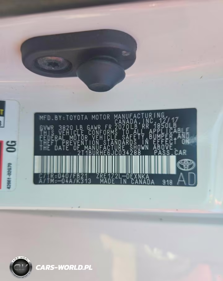 2018 Toyota Corolla Le VIN:2T1BURHE6JC034288 - 13