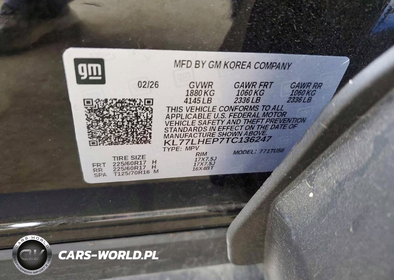 2026 Chevrolet Trax 1Lt VIN:KL77LHEP7TC136247 - 12