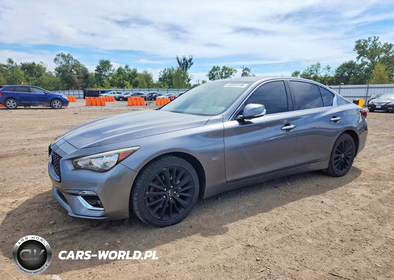 2018 Infiniti Q50 3.0T Luxe VIN:JN1EV7ARXJM443847 - 1