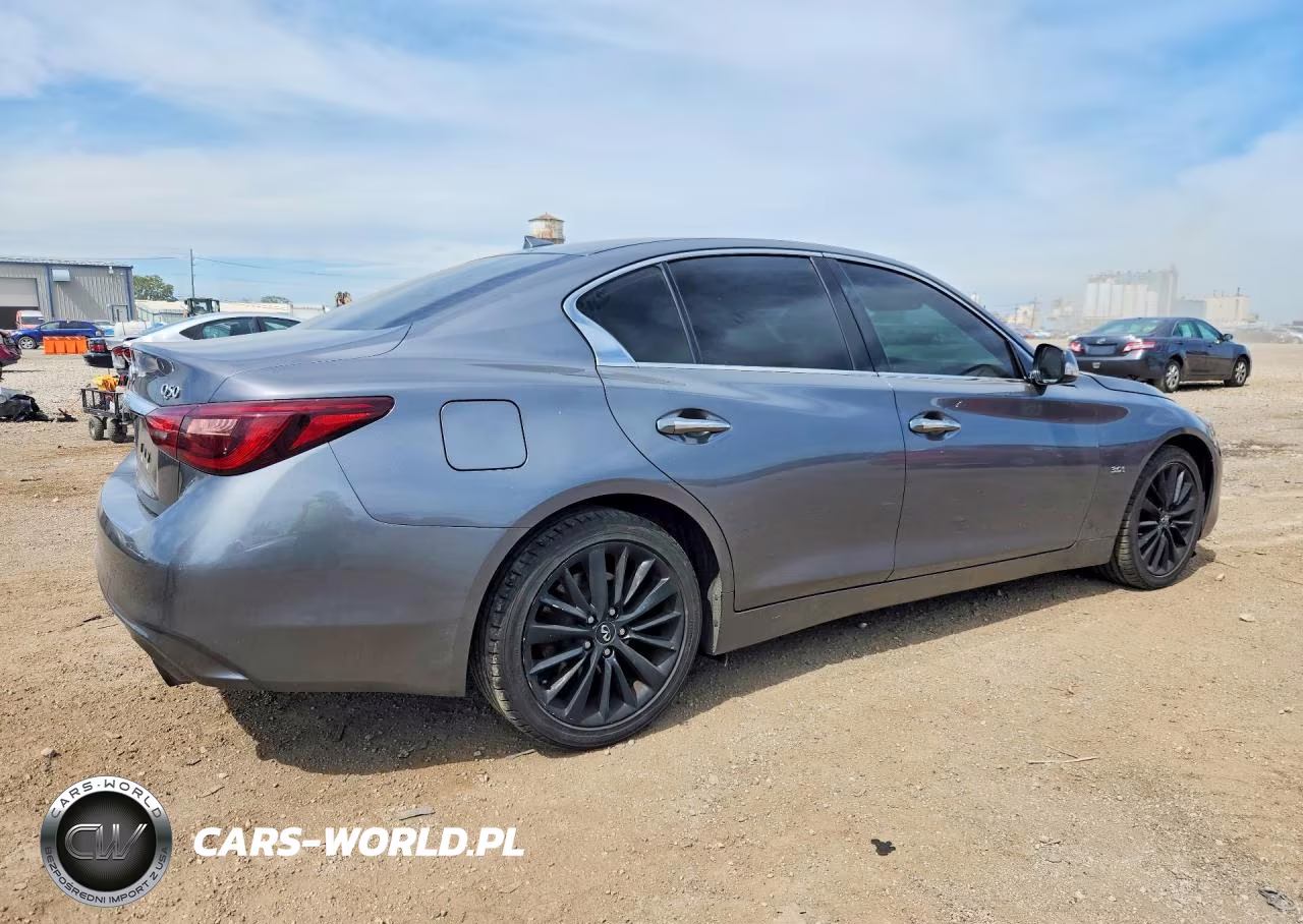 2018 Infiniti Q50 3.0T Luxe VIN:JN1EV7ARXJM443847 - 3