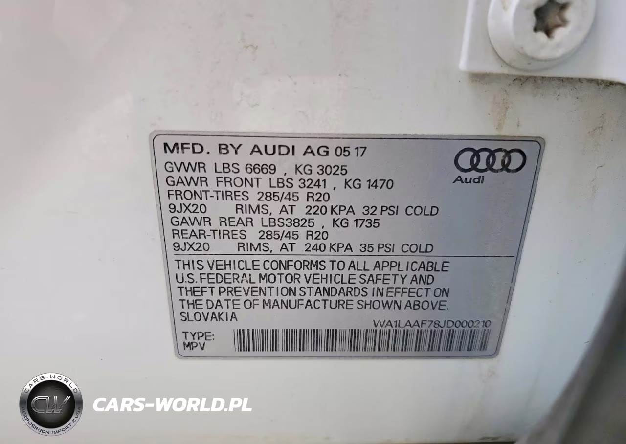 2018 Audi Q7 Premium Plus VIN:WA1LAAF78JD000210 - 14