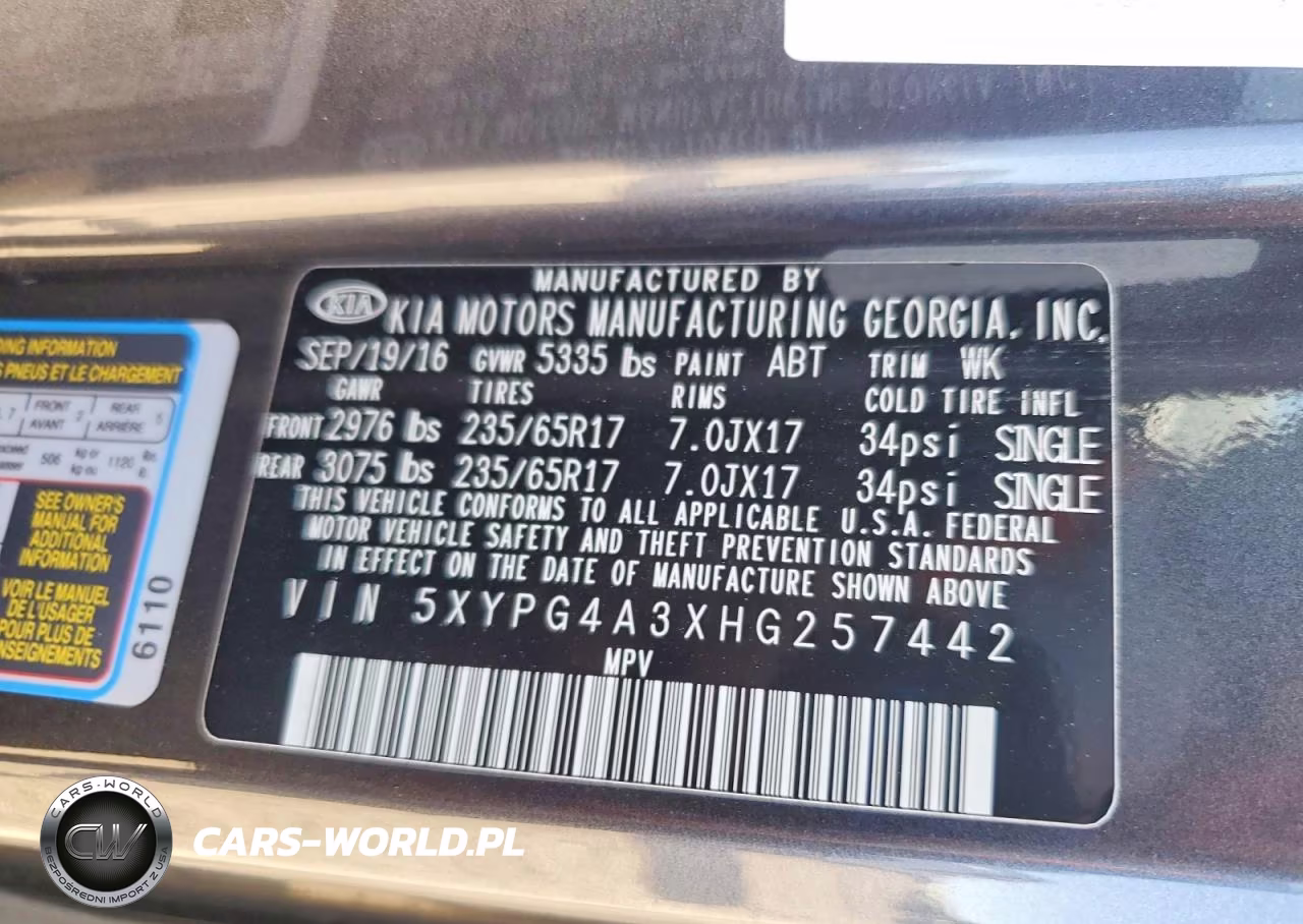 2017 Kia Sorento Lx VIN:5XYPG4A3XHG257442 - 12