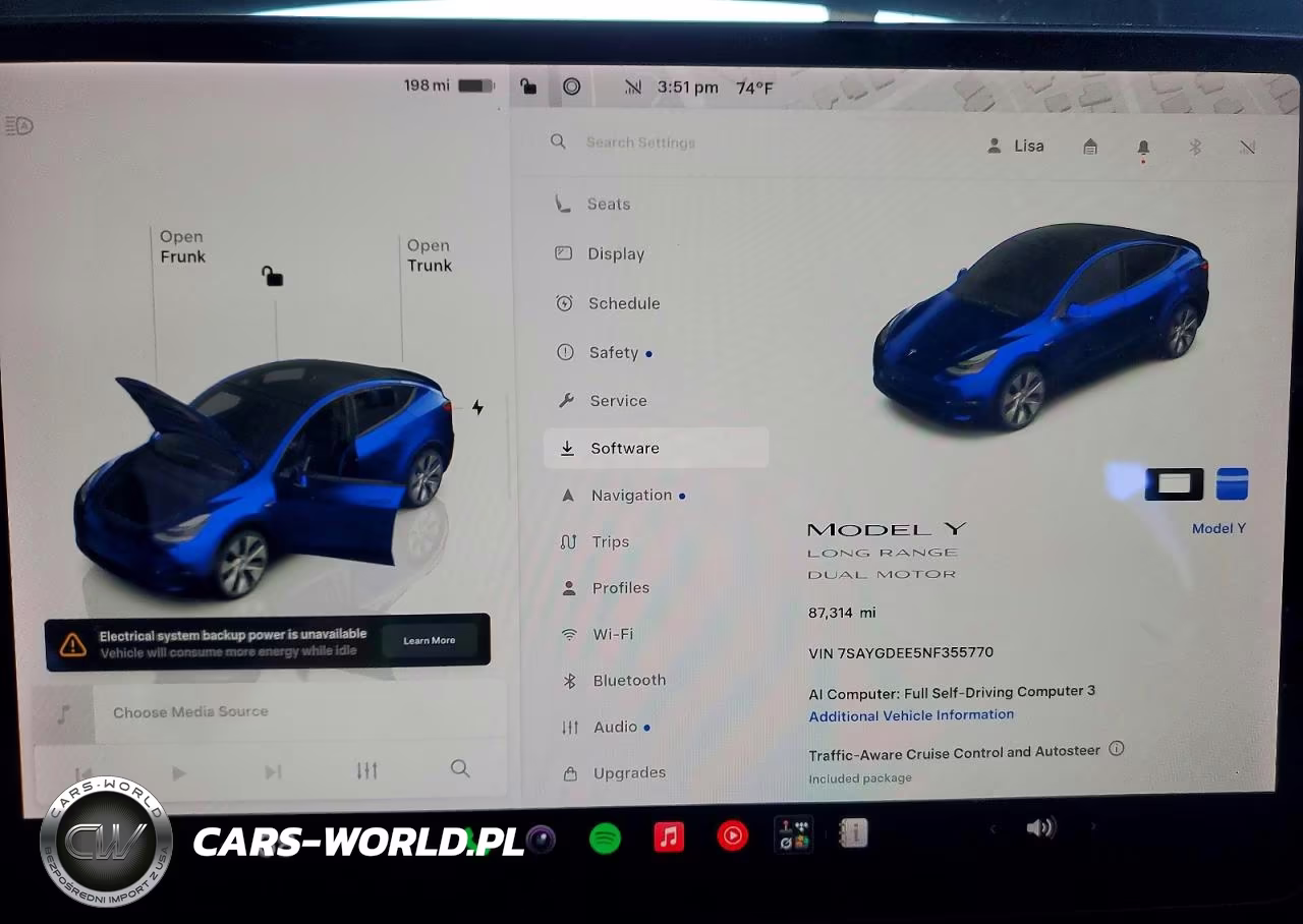 2022 Tesla Model Y VIN:7SAYGDEE5NF355770 - 9