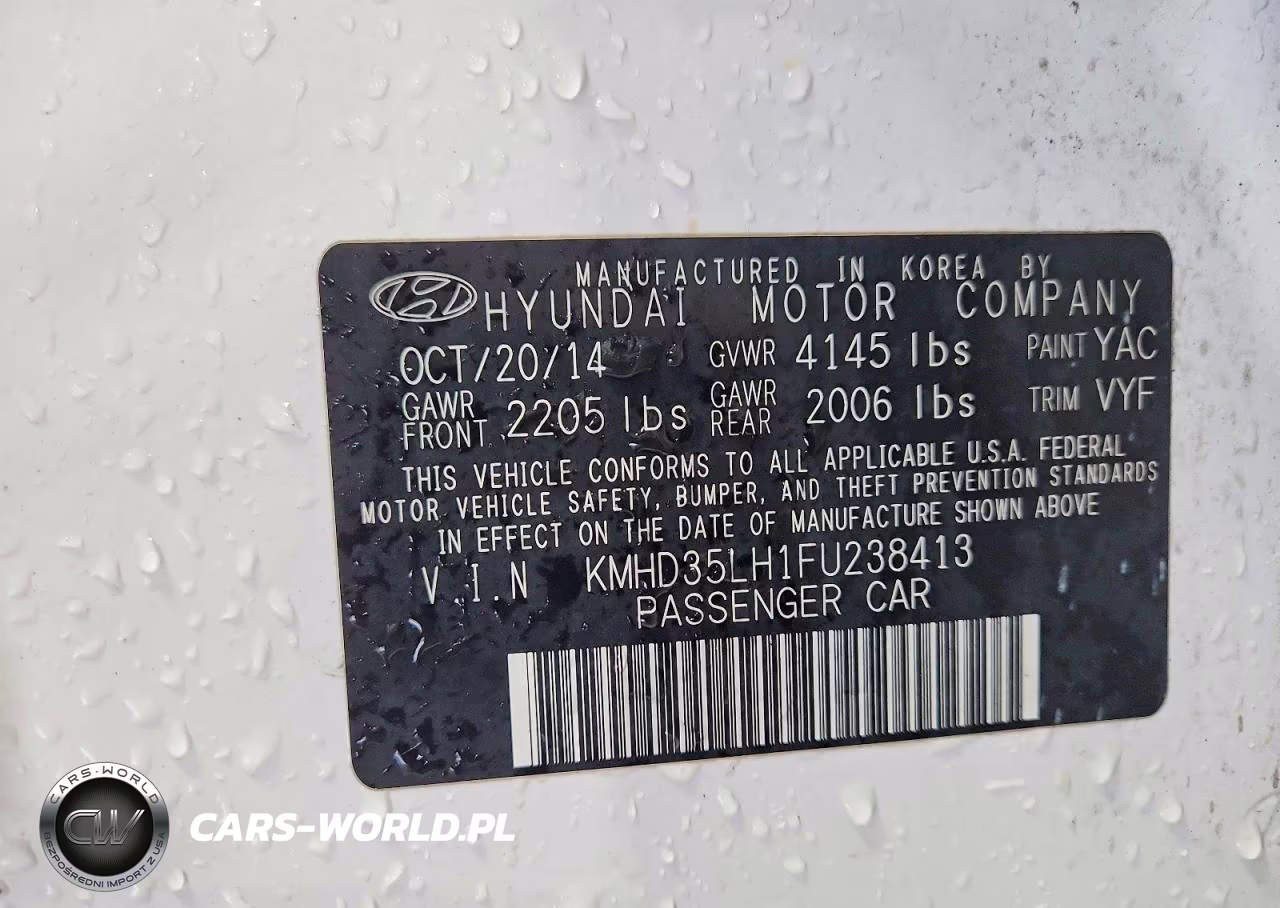 2015 Hyundai Elantra Gt Base VIN:KMHD35LH1FU238413 - 12