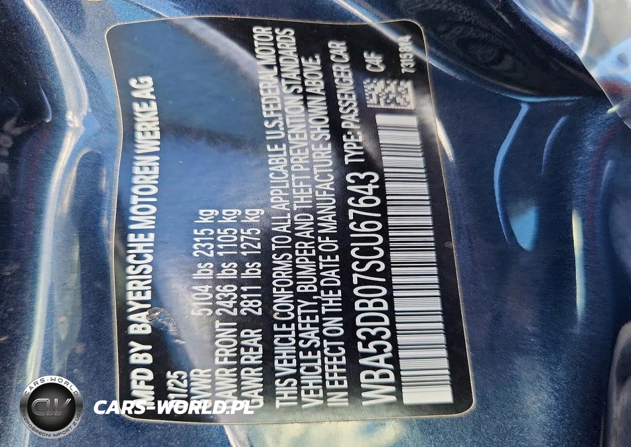 2025 BMW 430Xi VIN:WBA53DB07SCU67643 - 13