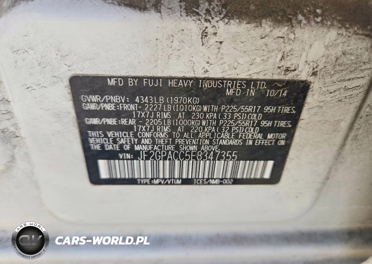 2014 Subaru Xv Crosstrek 2.0 Premium VIN:JF2GPACC5E8347355 - 12