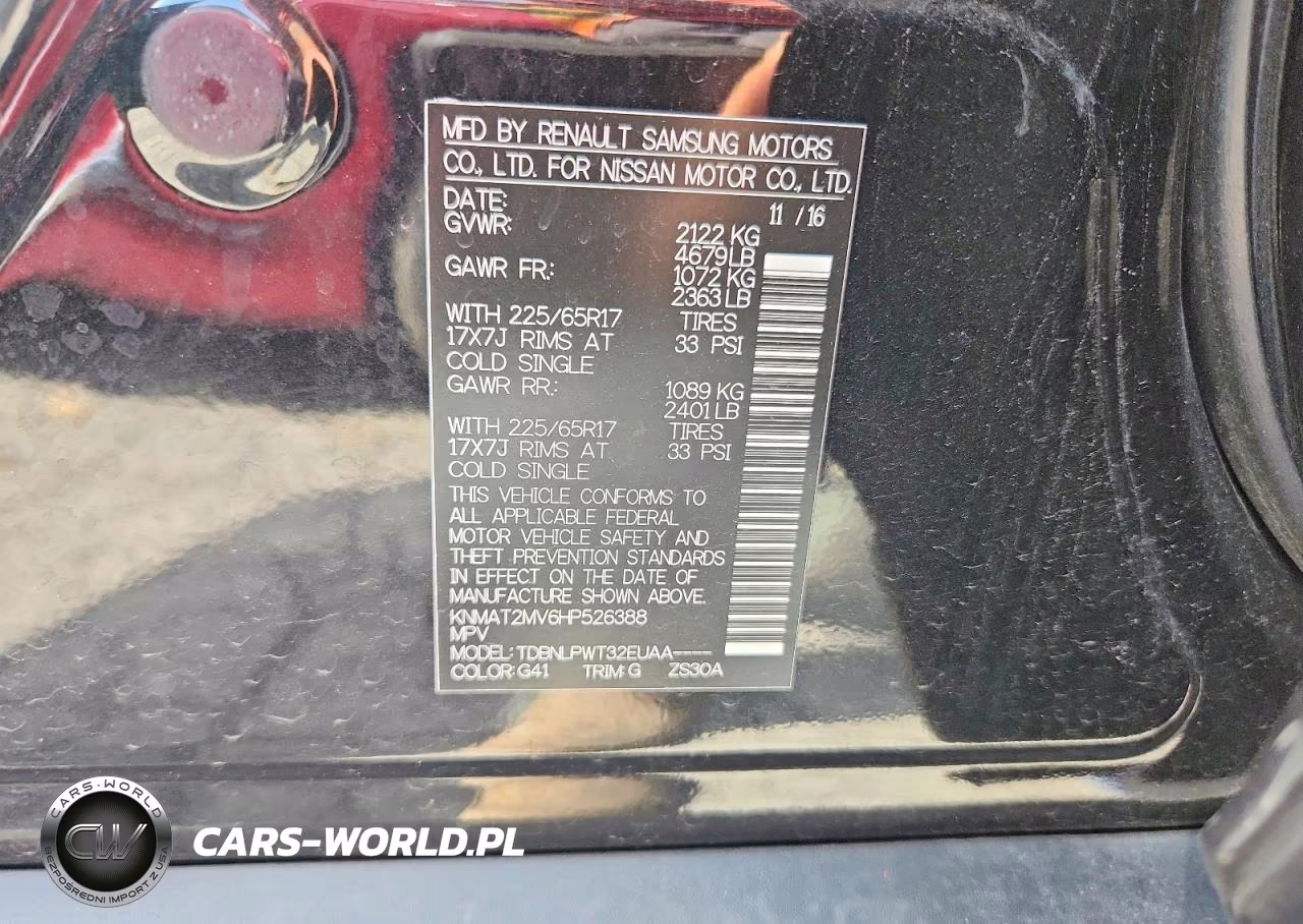 2017 Nissan Rogue S VIN:KNMAT2MV6HP526388 - 13