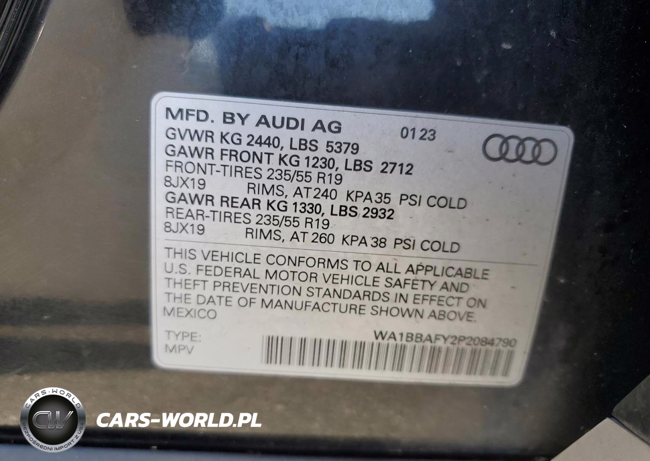 2023 Audi Q5 Premium Plus 40 VIN:WA1BBAFY2P2084790 - 13