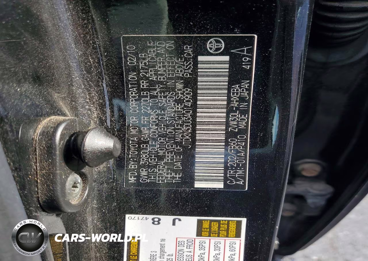 2010 Toyota Prius Ii VIN:JTDKN3DU3A0140909 - 12