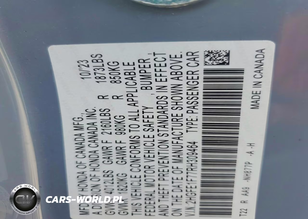 2024 Honda Civic Ex VIN:2HGFE1F77RH309464 - 12