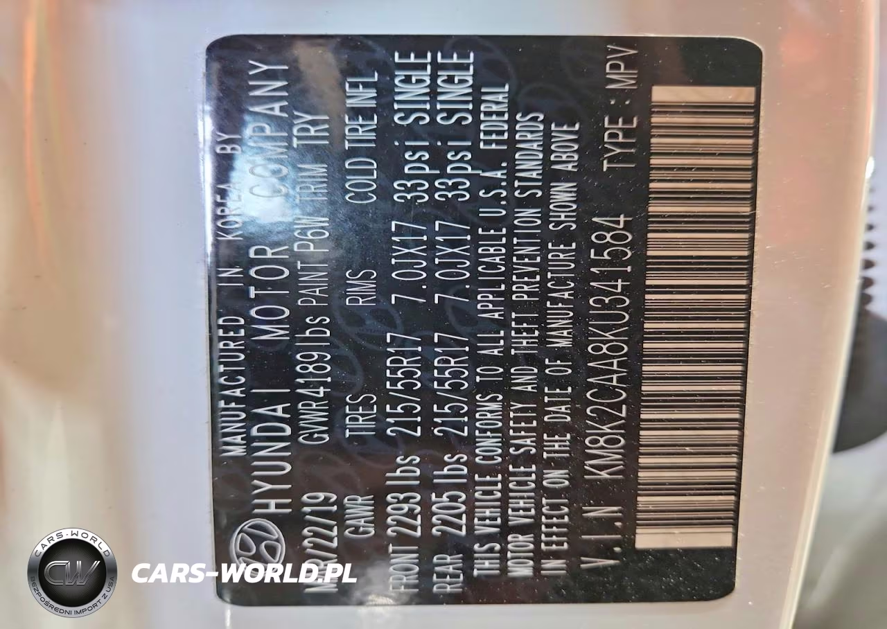 2019 Hyundai Kona Sel VIN:KM8K2CAA8KU341584 - 13