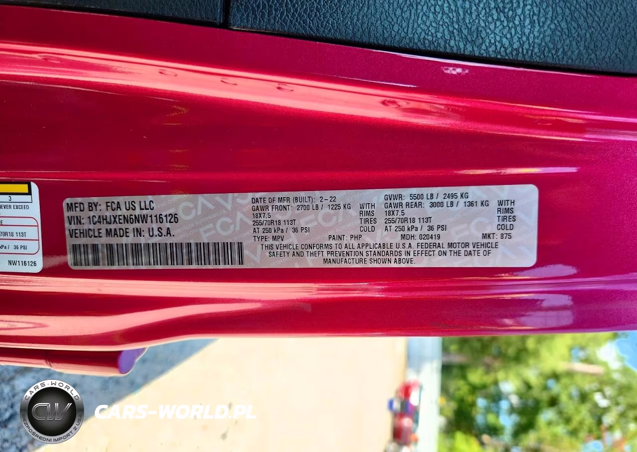2022 Jeep Wrangler Unlimited Sahara VIN:1C4HJXEN6NW116126 - 12