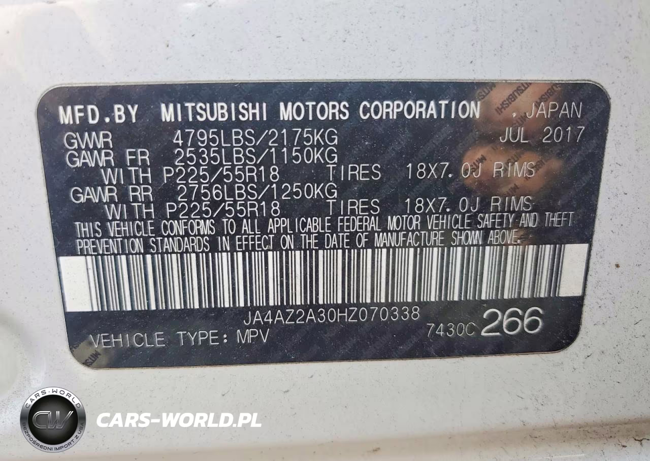 2017 Mitsubishi Outlander Es VIN:JA4AZ2A30HZ070338 - 13