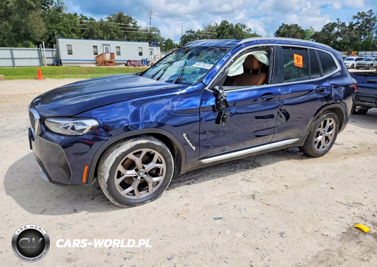 2022 BMW X3 xDrive30I VIN:5UX53DP00N9K32495 - 1