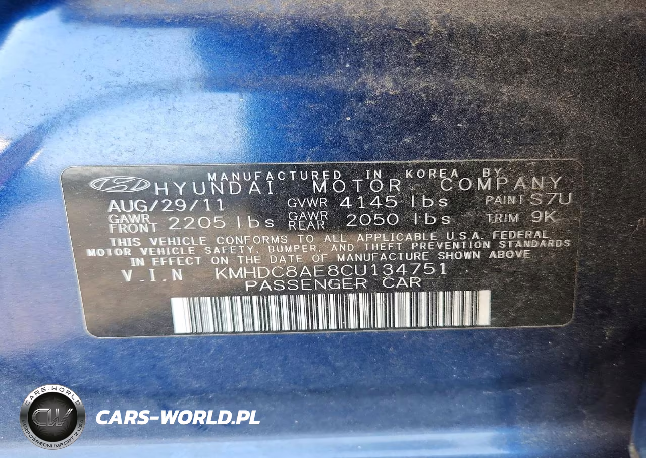 2012 Hyundai Elantra Touring Gls VIN:KMHDC8AE8CU134751 - 12