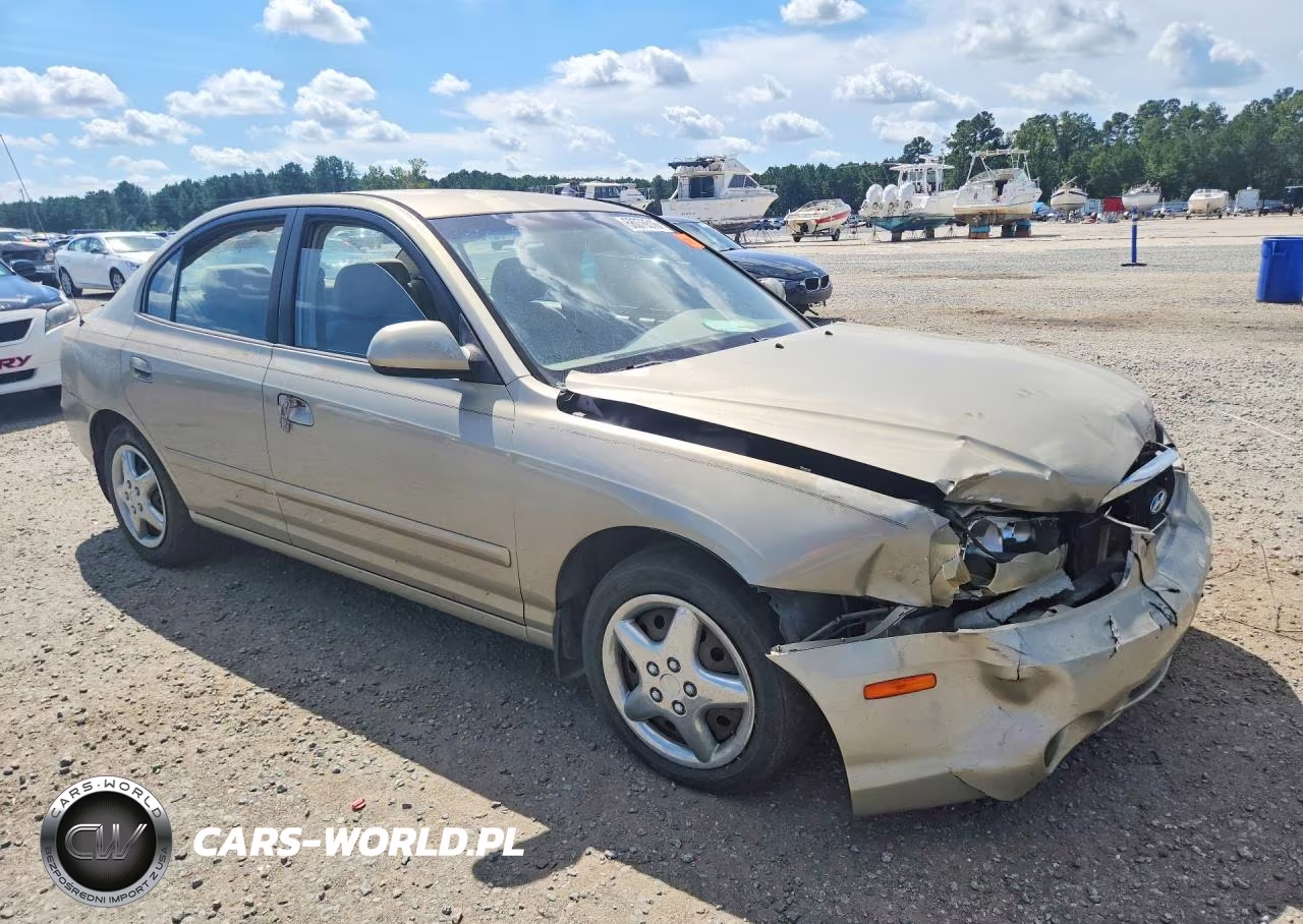 2001 Hyundai Elantra Gls VIN:KMHDN45D41U134330 - 4