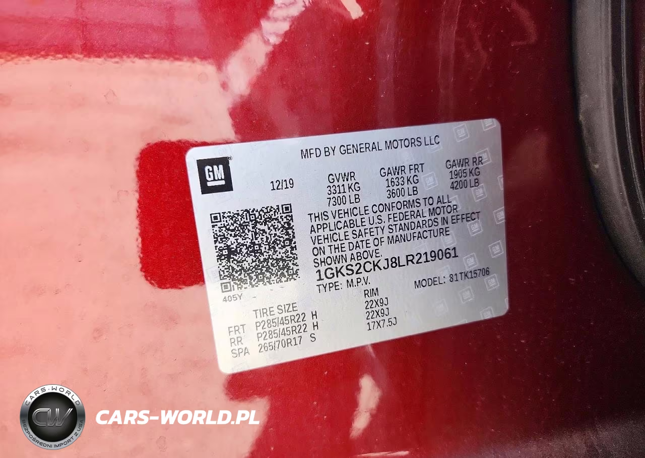2020 GMC Yukon Denali VIN:1GKS2CKJ8LR219061 - 14