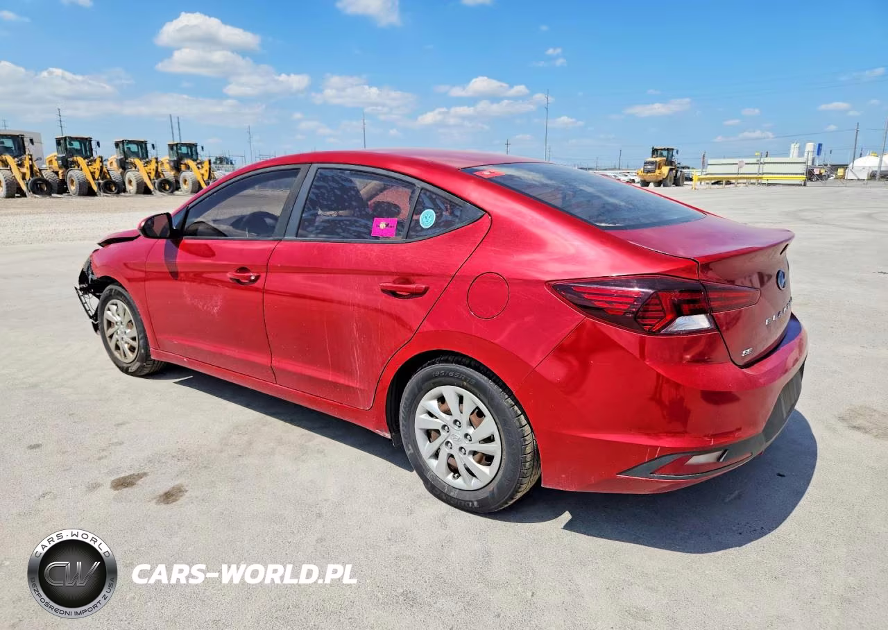 2019 Hyundai Elantra Se VIN:KMHD74LF2KU852118 - 2